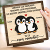 Plaque En Bois Personnalisée À Deux Couches – Cadeaux Personnalisés D’Anniversaire, De Noël Et De Mariage Pour Mari Et Femme, Lui Et Elle – Tu Es Mon Manchot