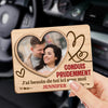 Clip Pare-Soleil De Voiture Personnalisé Avec Photo – Cadeaux D’Anniversaire Et De Mariage Pour Mari Et Femme, Pour Lui Et Pour Elle – Chaque Moment Avec Toi Me Rappelle La Douceur De Nous