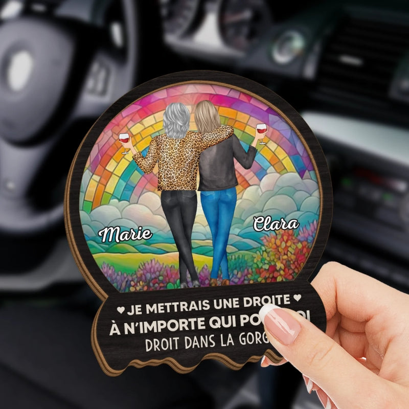 Clip Pare-Soleil De Voiture Personnalisé Avec Photo – Cadeaux D’Anniversaire Personnalisés Pour Meilleures Amies, Sœurs Et BFF – Merci D’Être Ma Thérapeute Non Rémunérée