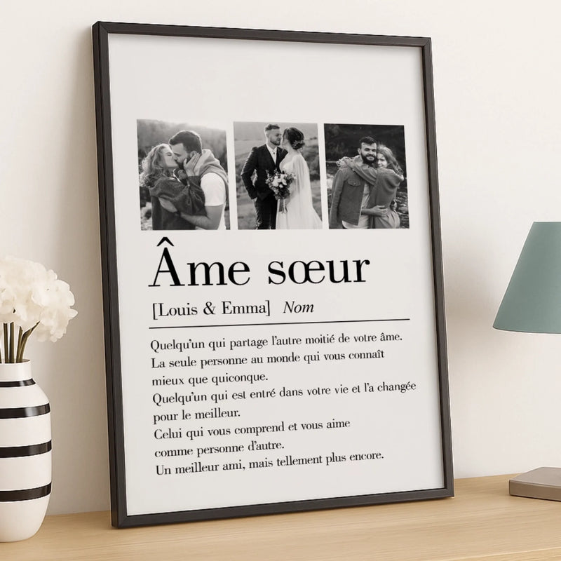 Affiche Verticale Personnalisée – Cadeaux D’Anniversaire, De Noël Et De Mariage Pour Mari Et Femme, Pour Lui Et Pour Elle – Je Suis Ta Preuve Que Les Bonnes Surprises Existent