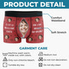 Boxer Homme Personnalisé Avec Photo – Cadeaux D’Anniversaire, De Noël Et De Mariage Pour Mari Et Femme, Pour Lui Et Pour Elle – Je Suis Ta Preuve Que Les Bonnes Surprises Existent