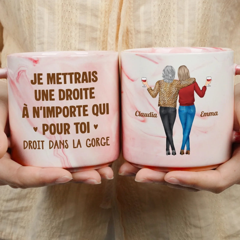 Tasse En Marbre Personnalisée – Cadeaux D’Anniversaire Personnalisés Pour Meilleures Amies, Sœurs Et BFF – Ton Amitié Rend Chaque Jour Plus Doux