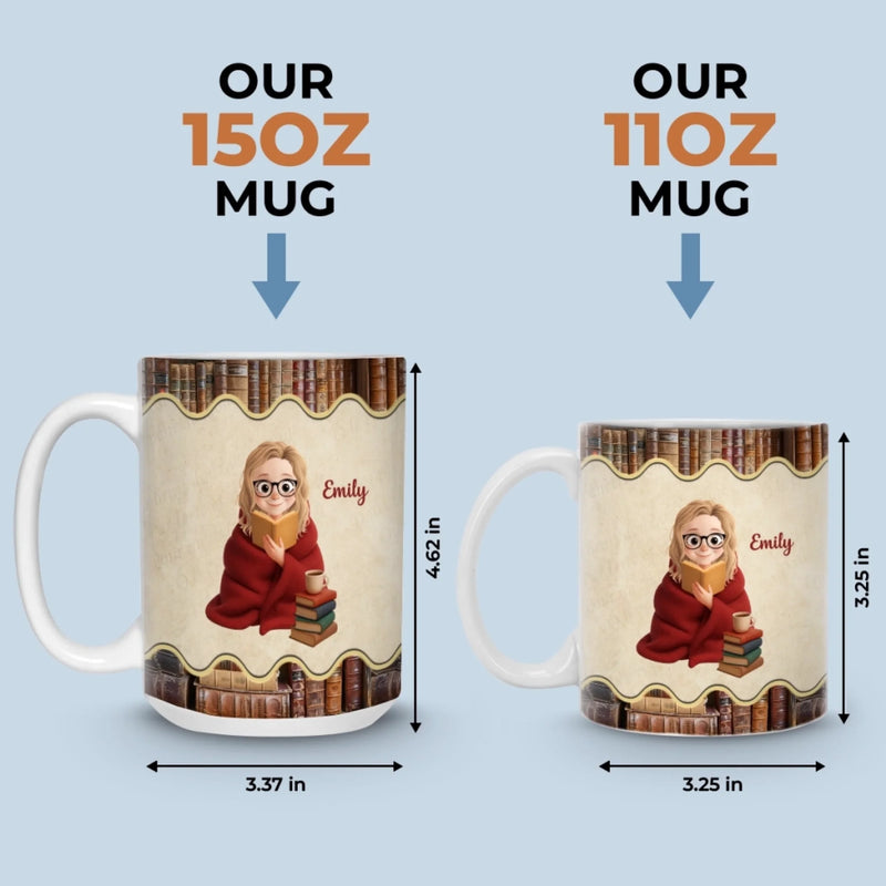 Tasse Personnalisée – Cadeaux Personnalisés Pour Amoureux Des Livres, Rats De Bibliothèque Et Lecteurs – Les Lecteurs Ne Se Sentent Jamais Seuls