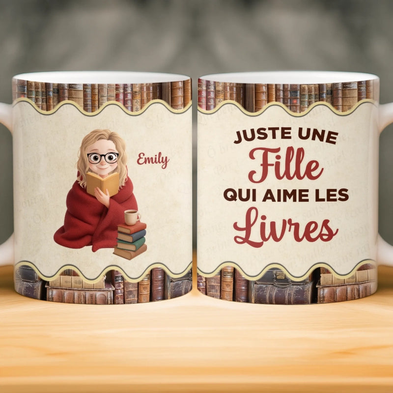 Tasse Personnalisée – Cadeaux Personnalisés Pour Amoureux Des Livres, Rats De Bibliothèque Et Lecteurs – Les Lecteurs Ne Se Sentent Jamais Seuls