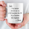 Tasse Personnalisée – Cadeaux D’Anniversaire De Mariage Pour Mari Et Femme, Pour Lui Et Pour Elle – Depuis Que Tu Es Là, Mon Cœur Sait Enfin Où Habiter