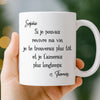 Tasse Personnalisée – Cadeaux D’Anniversaire De Mariage Pour Mari Et Femme, Pour Lui Et Pour Elle – Depuis Que Tu Es Là, Mon Cœur Sait Enfin Où Habiter