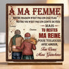 Plaque En Bois Personnalisée À Deux Couches – Cadeaux Personnalisés D’Anniversaire, De Noël Et De Mariage Pour Mari Et Femme, Lui Et Elle – Avec Toi, Chaque Jour Trouve Une Raison De Devenir Plus Beau