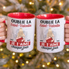 Tasse Personnalisée Bicolore – Cadeaux D’Anniversaire Et De Mariage Pour Mari Et Femme, Pour Lui Et Pour Elle – J'aime Chaque Centimètre De Toi