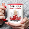 Tasse Personnalisée Bicolore – Cadeaux D’Anniversaire Et De Mariage Pour Mari Et Femme, Pour Lui Et Pour Elle – J'aime Chaque Centimètre De Toi
