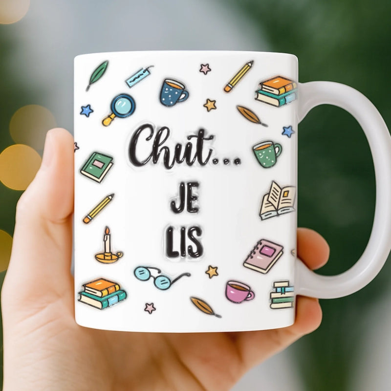 Tasse Personnalisée – Cadeaux Personnalisés Pour Amoureux Des Livres, Rats De Bibliothèque Et Lecteurs – Encore Un Chapitre