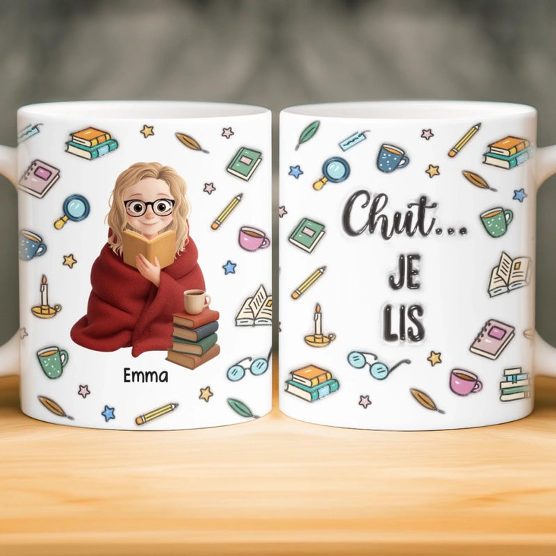 Tasse Personnalisée – Cadeaux Personnalisés Pour Amoureux Des Livres, Rats De Bibliothèque Et Lecteurs – Encore Un Chapitre