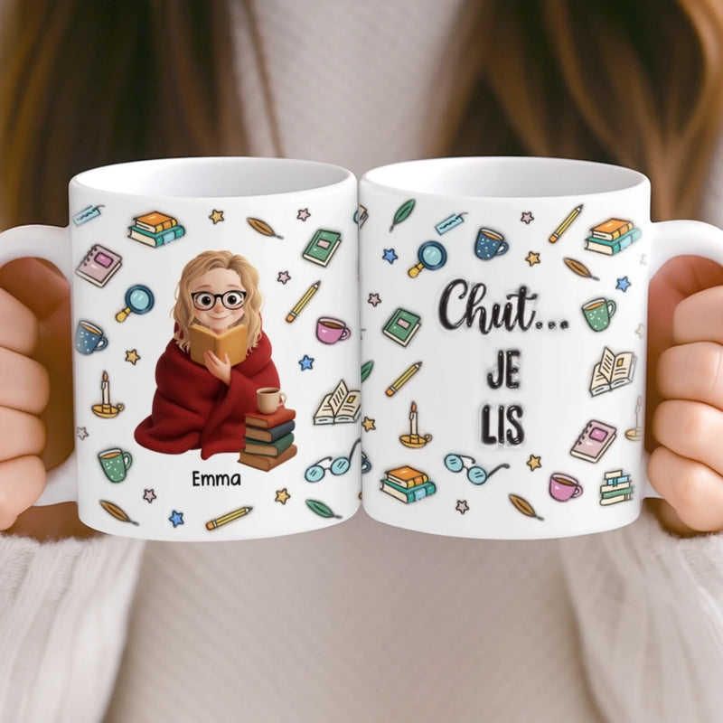 Tasse Personnalisée – Cadeaux Personnalisés Pour Amoureux Des Livres, Rats De Bibliothèque Et Lecteurs – Encore Un Chapitre