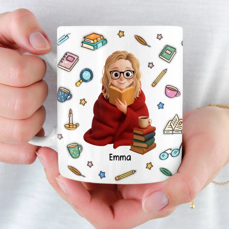 Tasse Personnalisée – Cadeaux Personnalisés Pour Amoureux Des Livres, Rats De Bibliothèque Et Lecteurs – Encore Un Chapitre