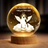 Lampe Globe En Cristal Personnalisée Avec Photo – Cadeaux Commémoratifs Personnalisés Pour Honorer La Mémoire De Chiens Et De Chats – Ton Vol, Ma Douleur Éternelle