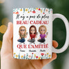 Tasse Personnalisée – Cadeaux D’Anniversaire Personnalisés Pour Meilleures Amies, Femmes, Sœurs, BFF – Rien N’égale La Force D’une Amitié Vraie.