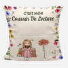 Coussin À Poche Personnalisé – Cadeaux Pour Amoureux Des Livres, Rats De Bibliothèque, Lecteurs – La Chaleur Vit Dans Les Histoires