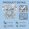 Ornement De Voiture En Acrylique Personnalisé – Cadeaux Personnalisés D’Anniversaire De Mariage Et De Mariage Pour Mari Et Femme, Pour Lui Et Pour Elle – Tu Rends Mon Monde Plus Doux