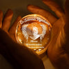 Lampe Globe En Cristal Personnalisée Avec Photo – Cadeaux Commémoratifs Personnalisés Pour Honorer La Mémoire De Maman Et Papa – Tes Ailes Étaient Prêtes, Mais Pas Mon Cœur