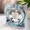 Plaque Acrylique Personnalisée En Forme – Cadeaux D’Anniversaire De Mariage Et De Mariage Pour Mari Et Femme, Pour Lui Et Pour Elle – Là Où Nos Cœurs Se Retrouvent