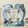 Plaque Acrylique Personnalisée En Forme – Cadeaux D’Anniversaire De Mariage Et De Mariage Pour Mari Et Femme, Pour Lui Et Pour Elle – Là Où Nos Cœurs Se Retrouvent