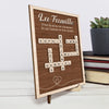 Plaque En Bois Personnalisée Style Scrabble À Deux Couches – Cadeaux D’Anniversaire Personnalisés Pour Maman Et Mamie – Ensemble, Nous Brillons
