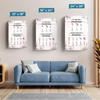 Toile Verticale Personnalisée – Cadeaux D’Anniversaire Personnalisés Pour Mamie – Une Année De Plus Entourée D’Amour