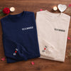 Sweat Unisexe Et Sweat À Capuche Personnalisés Avec Motif Sur La Manche – Cadeaux D’Anniversaire Et De Mariage Pour Mari Et Femme, Pour Lui Et Pour Elle – Je Tombe Amoureux(se) De Toi Un Peu Plus Chaque Jour