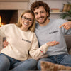 Sweat Unisexe Et Sweat À Capuche Personnalisés Avec Motif Sur La Manche – Cadeaux D’Anniversaire Et De Mariage Pour Mari Et Femme, Pour Lui Et Pour Elle – Je Tombe Amoureux(se) De Toi Un Peu Plus Chaque Jour