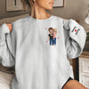 Sweat Unisexe Et Sweat À Capuche Personnalisés Avec Motif Sur La Manche – Cadeaux D’Anniversaire Et De Mariage Pour Mari Et Femme, Pour Lui Et Pour Elle – Mon Endroit Préféré Est Toujours Près De Toi