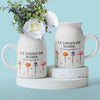 Vase Décoratif Pour La Maison Personnalisé – Cadeaux D’Anniversaire Personnalisés Pour Maman Et Mamie – L’Amour Grandit Le Mieux Dans Le Jardin De Mamie