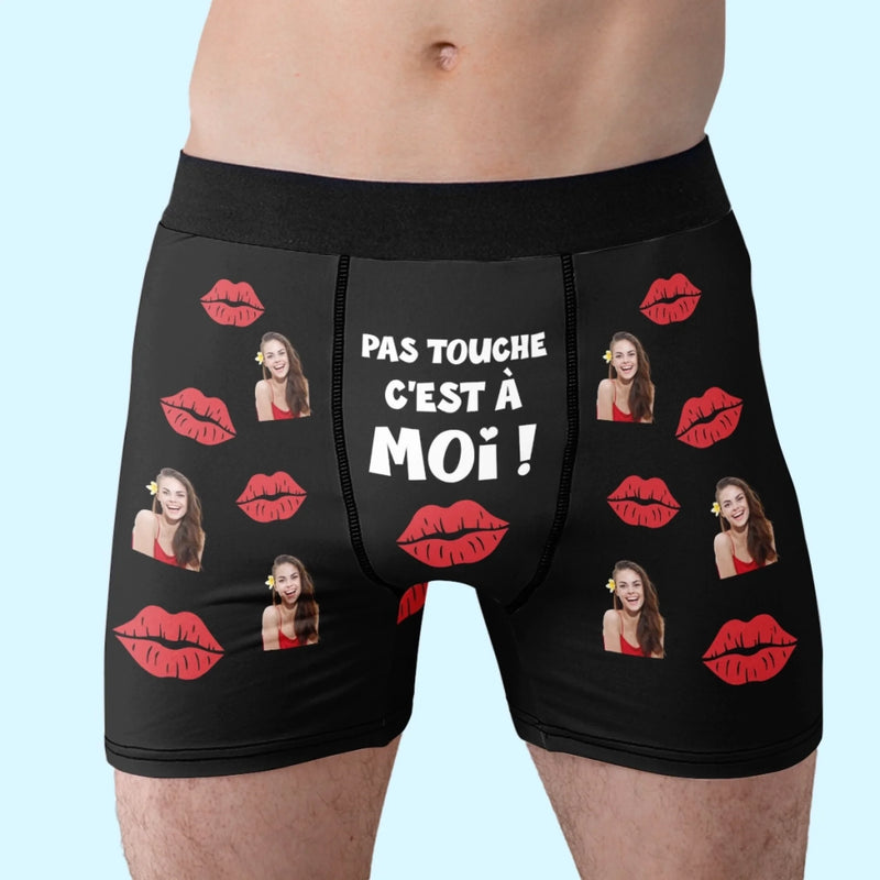 Boxer Homme Personnalisé Avec Photo – Cadeaux D’Anniversaire, De Noël Et De Mariage Pour Mari Et Femme, Pour Lui Et Pour Elle – Chaque Petit Détail De Toi Me Fait Fondre