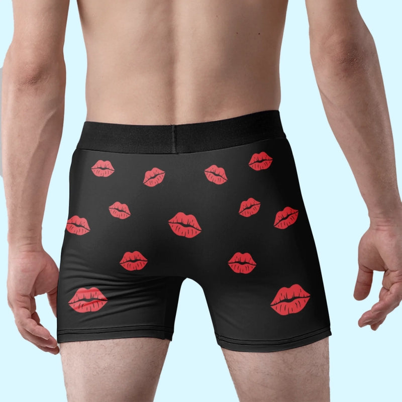 Boxer Homme Personnalisé Avec Photo – Cadeaux D’Anniversaire, De Noël Et De Mariage Pour Mari Et Femme, Pour Lui Et Pour Elle – Chaque Petit Détail De Toi Me Fait Fondre