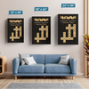 Toile Verticale Scrabble Personnalisée – Cadeaux D’Anniversaire Personnalisés Pour Maman, Papa, Frère, Sœur Et Enfants – Épeler Notre Amour Mot Après Mot