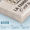 Toile Verticale Scrabble Personnalisée – Cadeaux D’Anniversaire Personnalisés Pour Maman, Papa, Frère, Sœur Et Enfants – Chaque Nom Raconte Une Histoire D’Amour