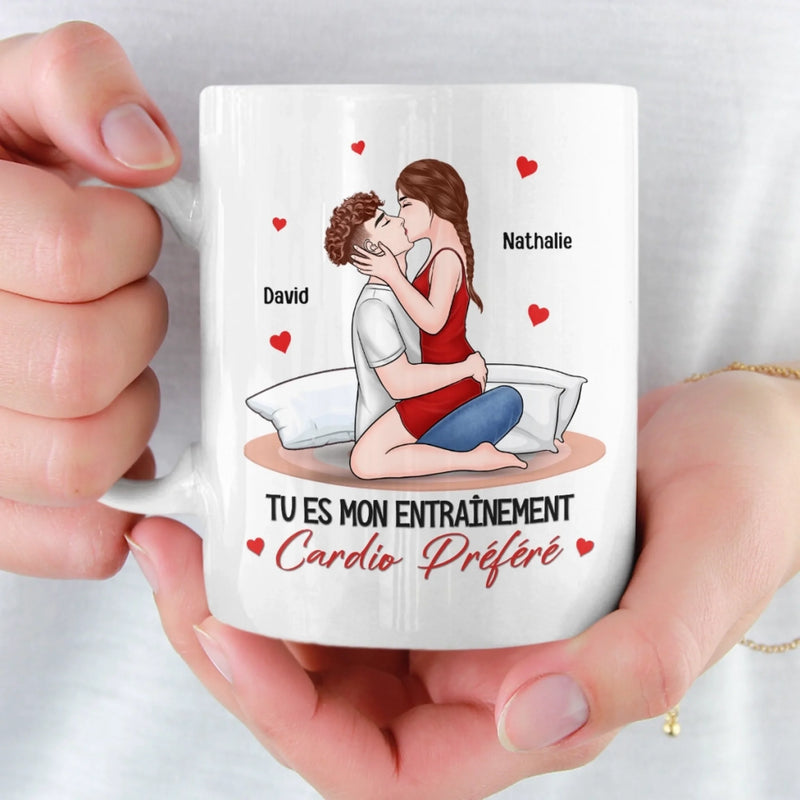 Mug Personnalisée – Cadeaux D’Anniversaire De Mariage Pour Mari Et Femme, Pour Lui Et Pour Elle – Tu Es Ma Chose Préférée À Faire