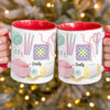Tasse Personnalisée Bicolore – Cadeaux D’Anniversaire Personnalisés Pour Meilleures Amies, Sœurs, Famille Et Vous-Même – Chaque Maille Raconte Une Histoire