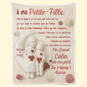 Couverture Personnalisée - Cadeau Pour Les Propriétaires D'animaux Et Les Amoureux Des Grand-mère, Maman – Une Année De Plus Entourée D’Amour