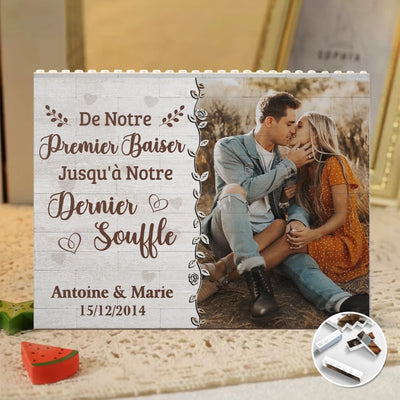 Briques Personnalisées En Forme De Rectangle Horizontale – Cadeaux Personnalisés D’Anniversaire Et De Mariage Pour Mari Et Femme, Lui Et Elle – Tu Es La Pièce Manquante