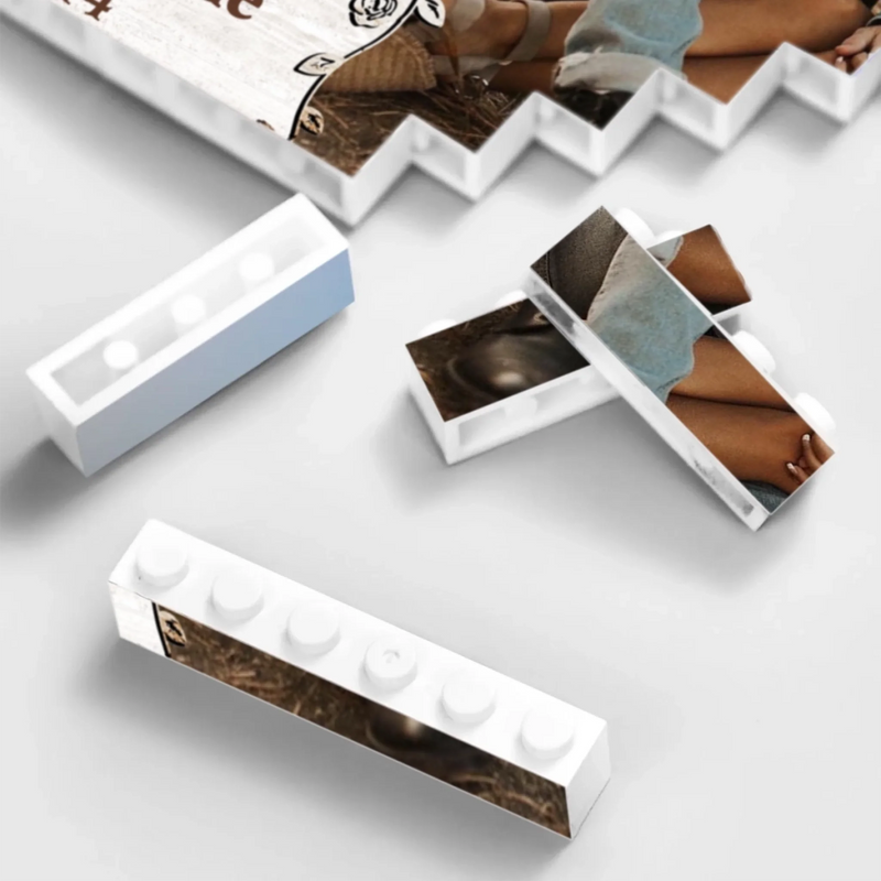 Briques Personnalisées En Forme De Rectangle Horizontale – Cadeaux Personnalisés D’Anniversaire Et De Mariage Pour Mari Et Femme, Lui Et Elle – Tu Es La Pièce Manquante
