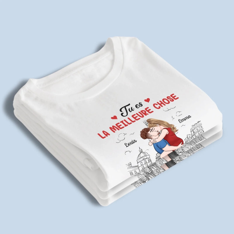 T-shirt Unisexe, T-shirt Premium, Hoodie Personnalisé – Cadeaux D’Anniversaire De Mariage Et De Mariage Pour Mari Et Femme, Pour Lui Et Pour Elle – Un Lien Sincère, Un Amour Durable