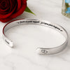 Bracelet Jonc En Acier Inoxydable Gravé Personnalisé – Cadeaux D’Anniversaire De Mariage Et De Mariage Pour Mari Et Femme, Pour Lui Et Pour Elle – Je Suis Toujours Près De Toi