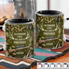 Mug Personnalisé Bicolore – Cadeaux D’Anniversaire Personnalisés Pour Chasseurs – La Saison De Chasse Ne S’Arrête Jamais