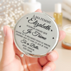 Miroir Compact Personnalisé – Cadeaux D’Anniversaire De Mariage Et De Mariage Pour Mari Et Femme, Pour Lui Et Pour Elle – Avec Toi, Je Me Sens Chez Moi