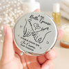 Miroir Compact Personnalisé – Cadeaux D’Anniversaire De Mariage Et De Mariage Pour Mari Et Femme, Pour Lui Et Pour Elle – Tu Donnes Tout Son Sens À Ma Vie