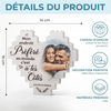 Briques Personnalisées Avec Photo En Forme De Cœur Rectangulaire – Cadeaux Personnalisés D’Anniversaire De Mariage Et De Mariage Pour Mari Et Femme, Pour Lui Et Pour Elle – Là Où Tu Es, Je Me Sens Chez Moi
