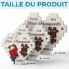 Briques Personnalisées Avec Photo En Forme De Cœur Rectangulaire – Cadeaux Personnalisés D’Anniversaire De Mariage Et De Mariage Pour Mari Et Femme, Pour Lui Et Pour Elle – Avec Toi, J’ai Trouvé Mon Éternité