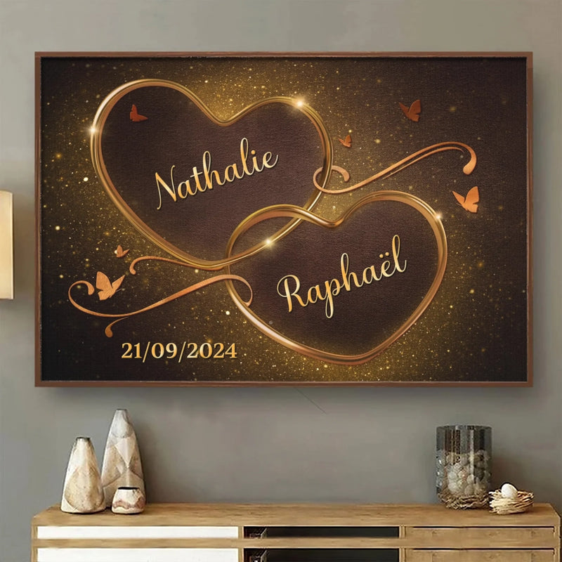 Affiche Horizontale Personnalisée – Cadeaux Personnalisés D’Anniversaire De Mariage Et De Mariage Pour Mari Et Femme, Pour Lui Et Pour Elle – À Toi Pour Toujours