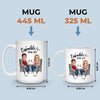 Mug Personnalisée – Cadeaux D’Anniversaire De Mariage Pour Mari Et Femme, Pour Lui Et Pour Elle – L'amour Vit Entre Nous