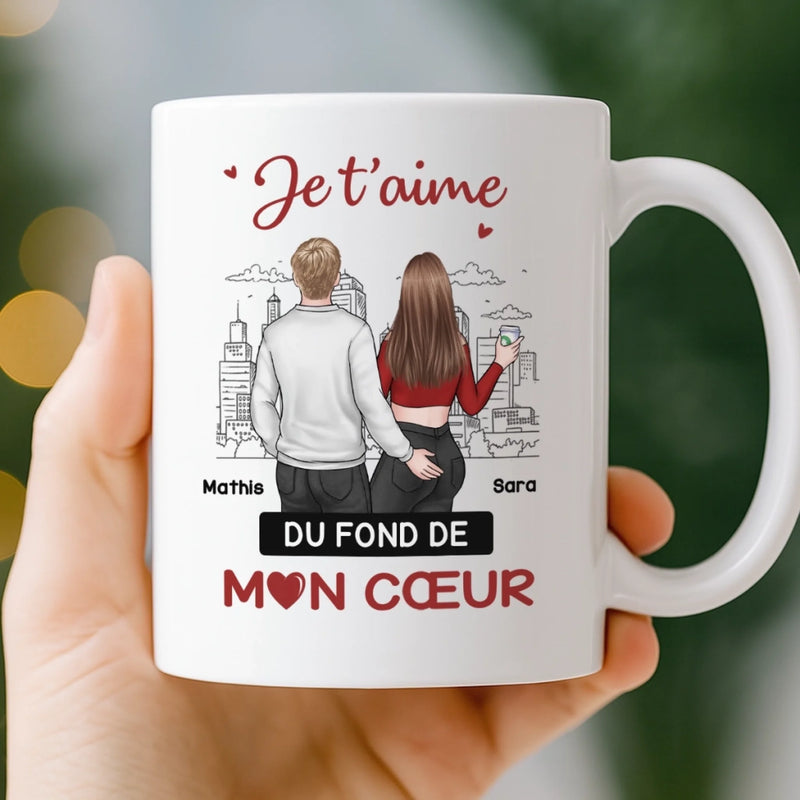 Mug Personnalisée – Cadeaux D’Anniversaire De Mariage Pour Mari Et Femme, Pour Lui Et Pour Elle – Le Désir Nous Unit, L’amour Nous Dévore