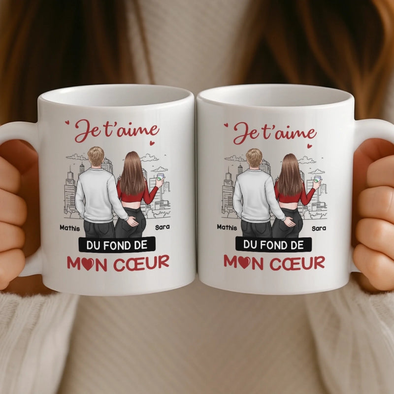 Mug Personnalisée – Cadeaux D’Anniversaire De Mariage Pour Mari Et Femme, Pour Lui Et Pour Elle – Le Désir Nous Unit, L’amour Nous Dévore